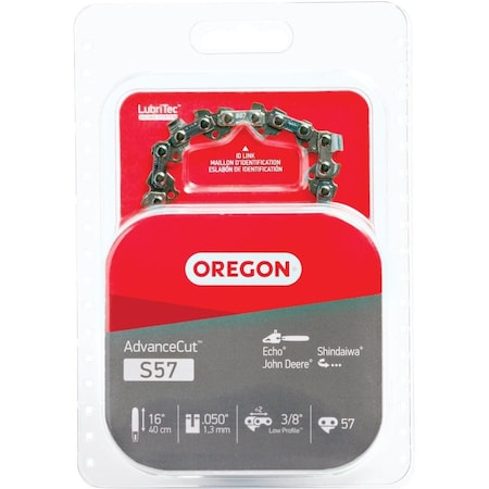 Oregon Cutting Oregon AdvanceCut 16 In. Chainsaw Chain S57